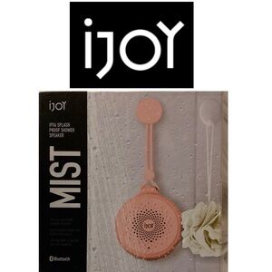 😎 IJoy Mist IPX4 Pink Splash Proof Shower Speaker NIB